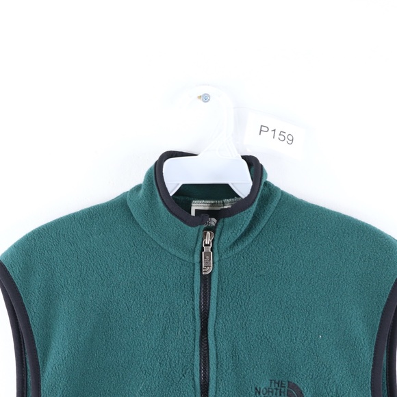 Vintage 90s The North Face Fleece Vest Green USA - Picture 2 of 8